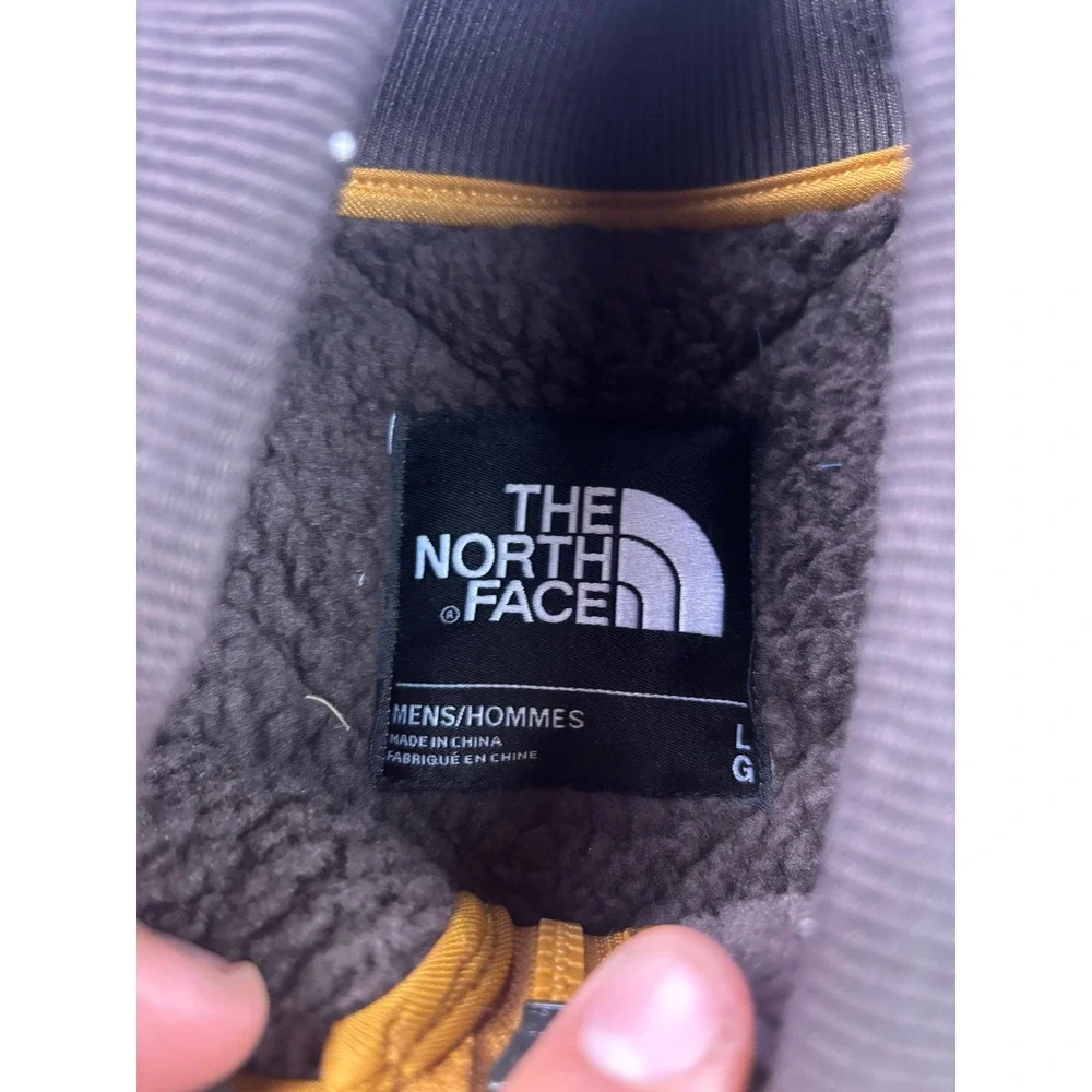 The North Face Cuchillo Insulated Jacket Mens Large Quilted Fleece Lined Bomber